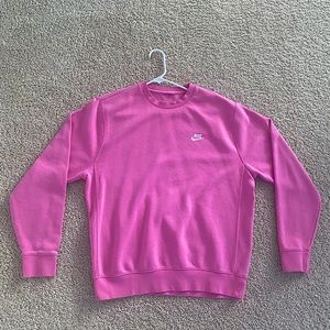 Selling NIKE pink crewneck! size MEDIUM!